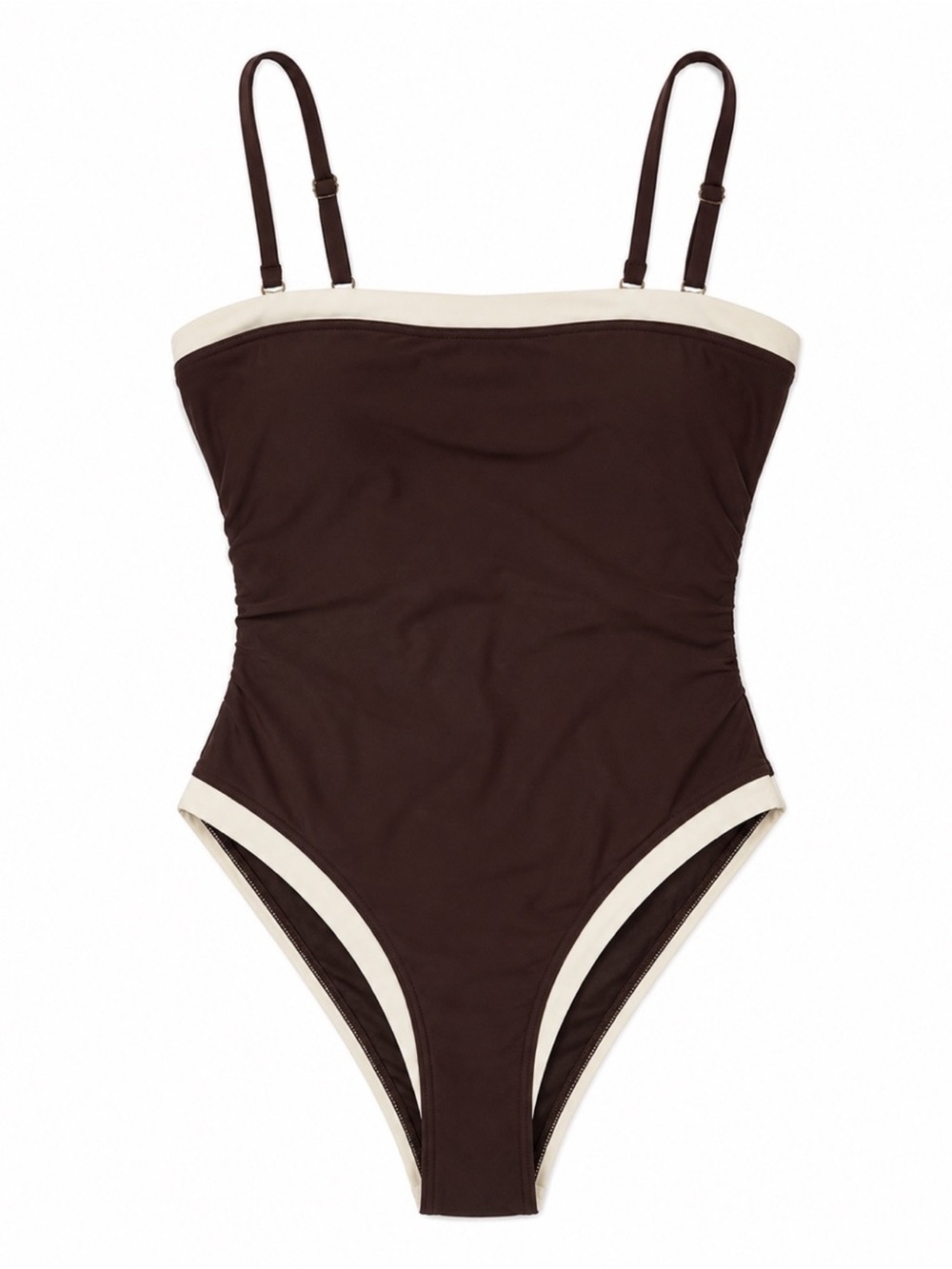 House of Harlow 1960 Brown One Piece Swimsuit S NWT
